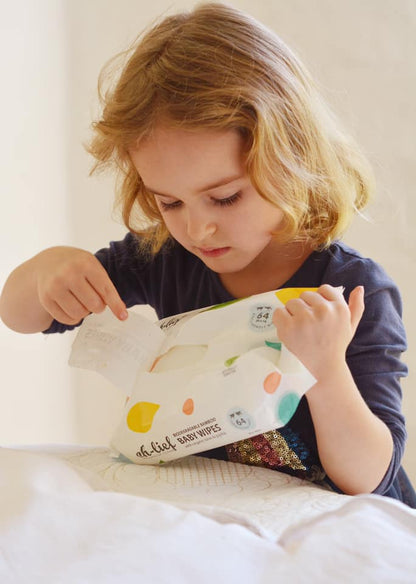Unbleached Bamboo Baby Wipes
